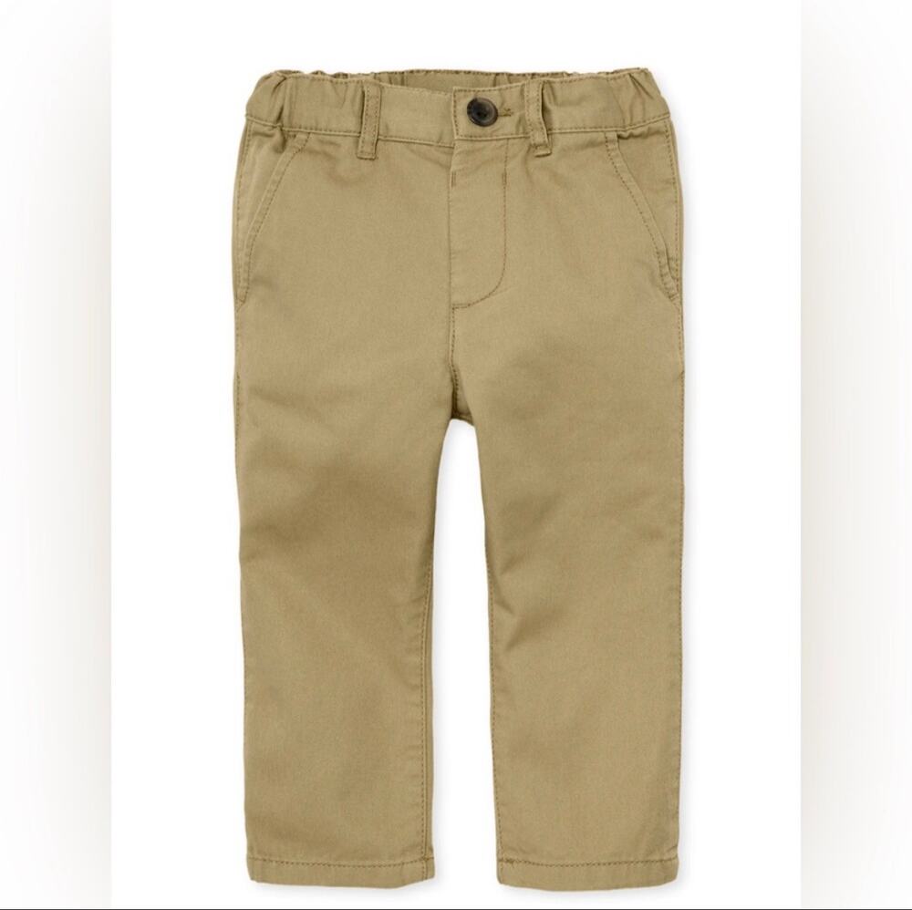 Children’s Place Size 2T Boy's Khaki Adjustable Waistband Long Pants